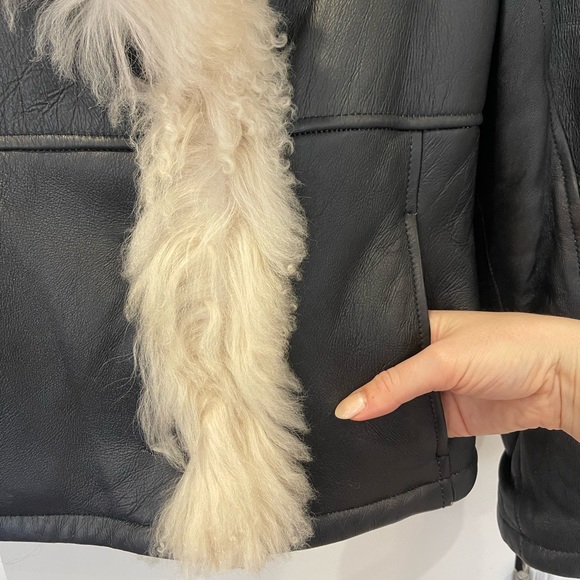 Frame shearling jacket - Picture 5 of 12